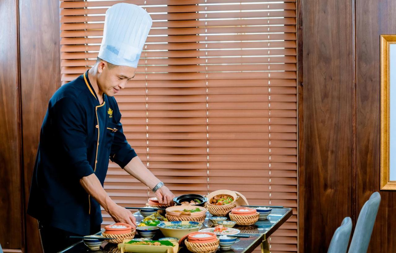 Golden Lotus Luxury Hotel Danang - Complimentary Daily Afternoon Tea Bagian luar foto